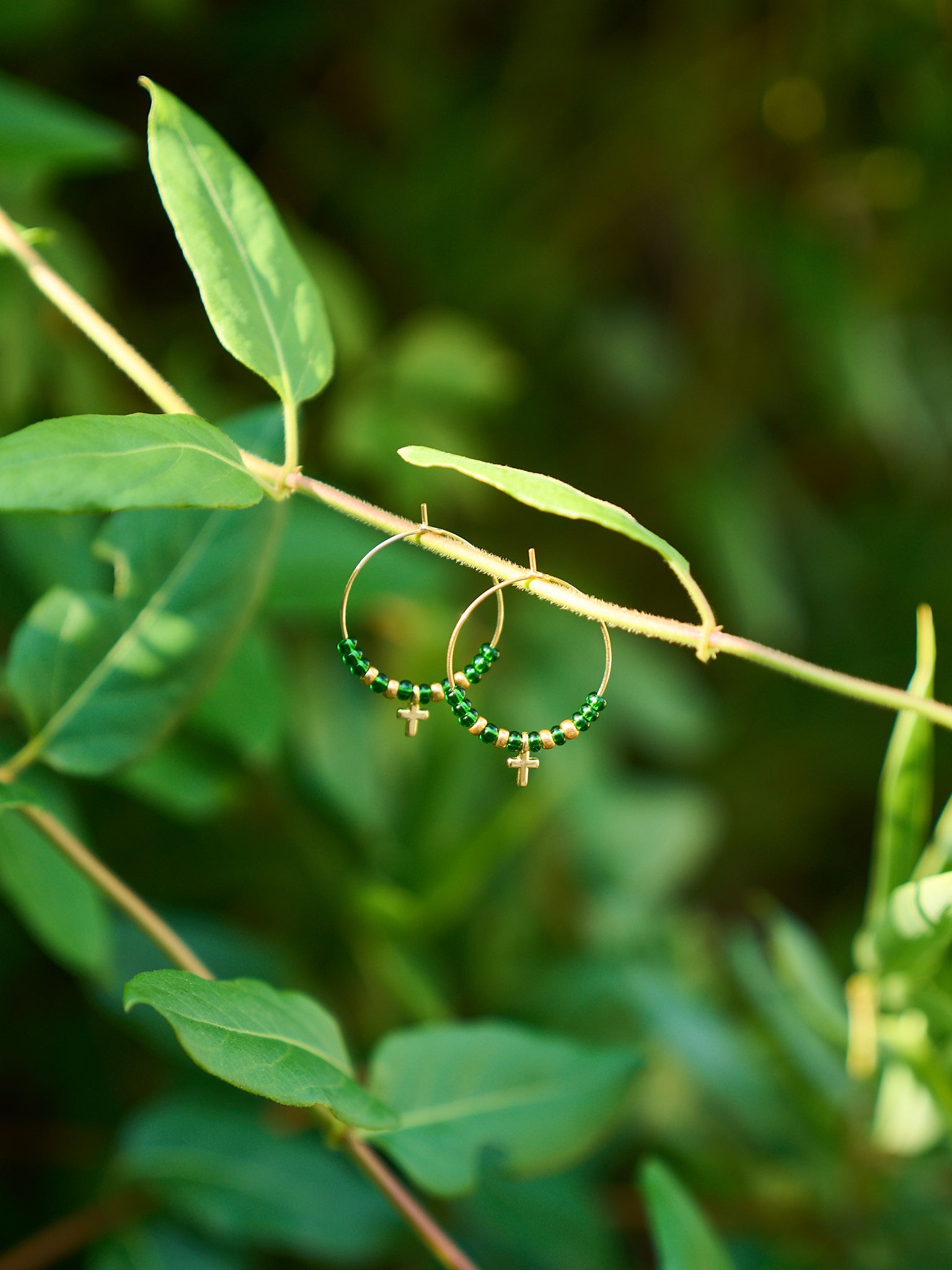 Boucles Célesta – Vert olive