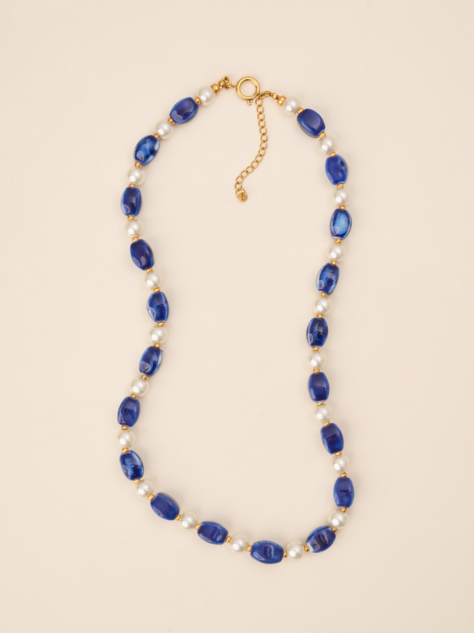 Collier Azuria – Bleu céramique