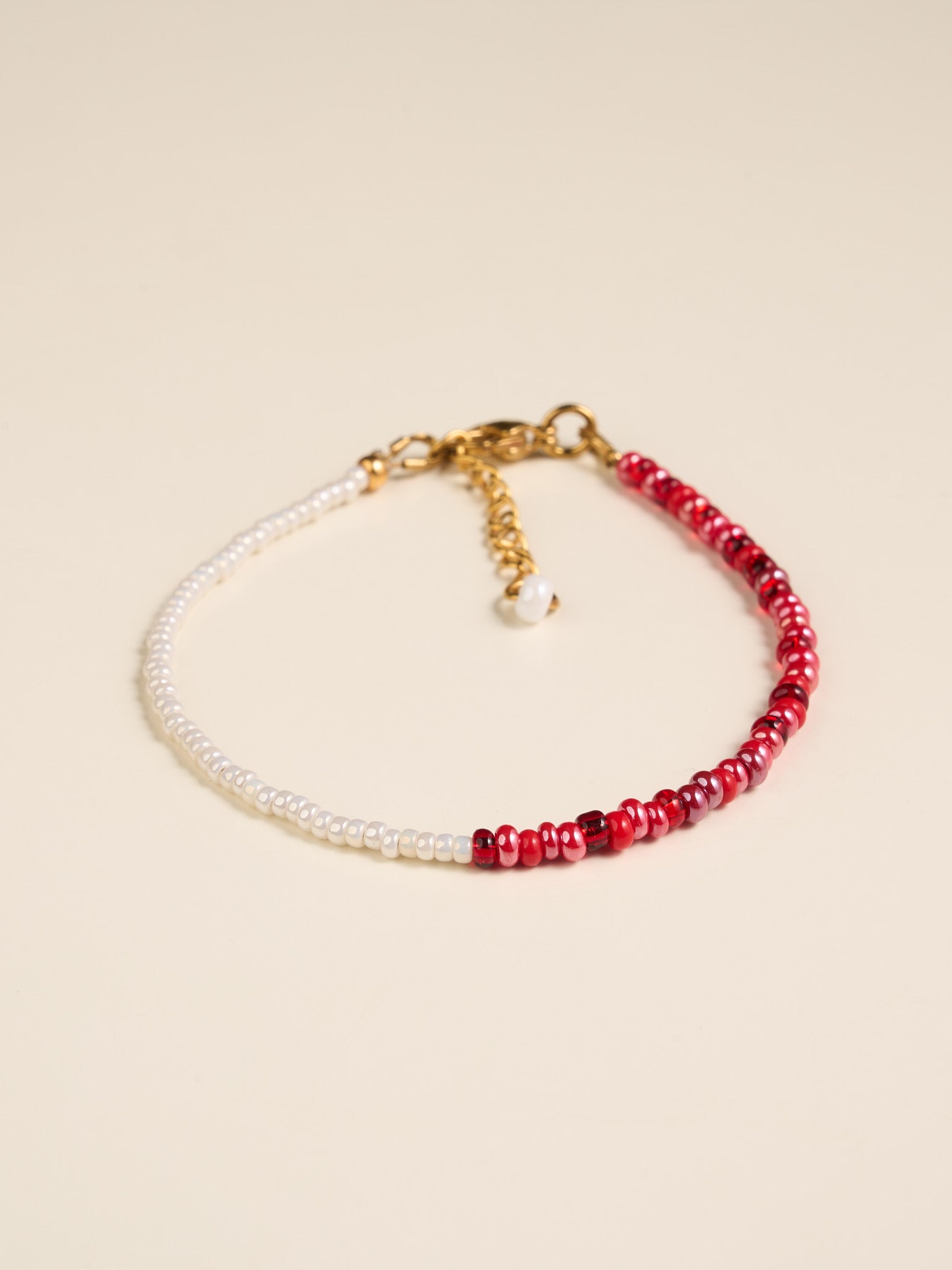 Bracelet Pop – Rouge & Ivoire