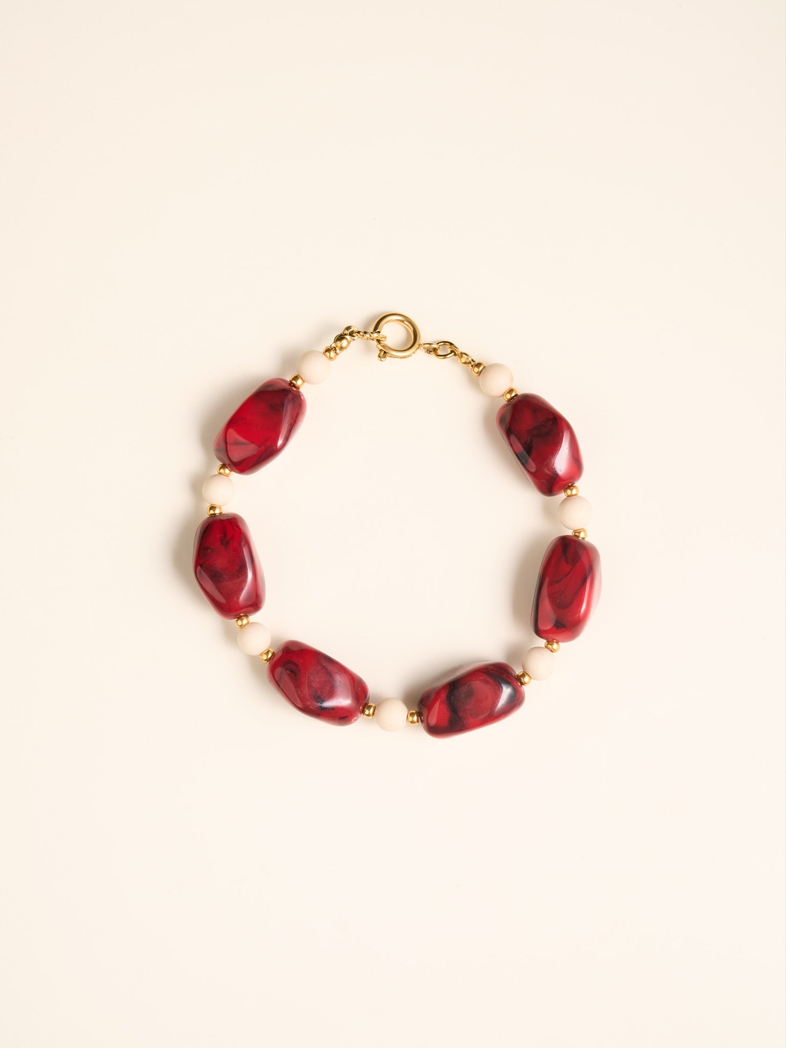 Bracelet Savanna – Rouge profond