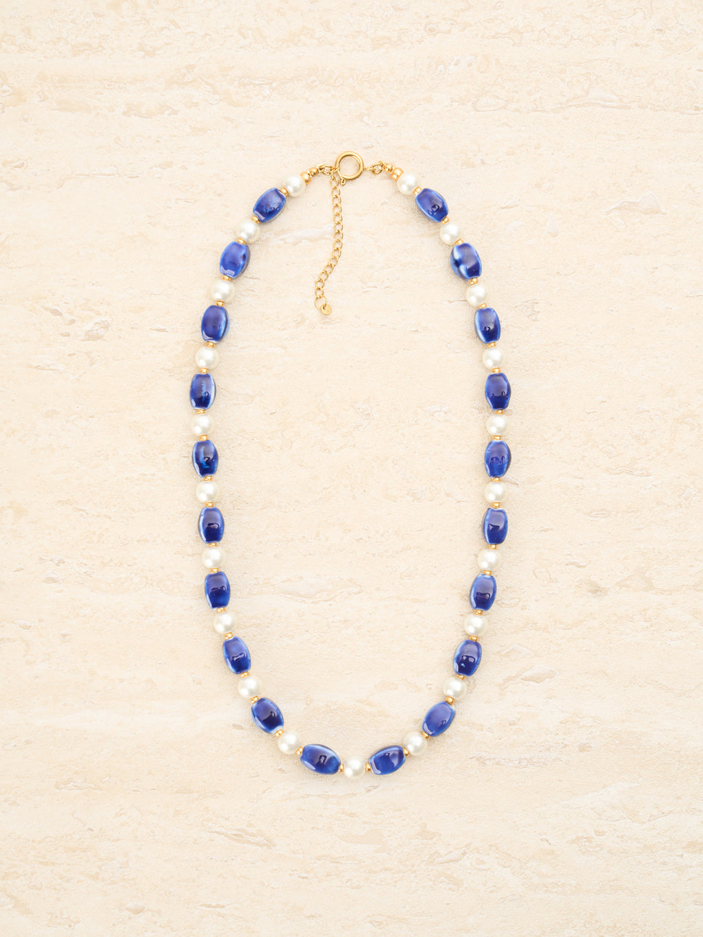 Collier Azuria – Bleu céramique