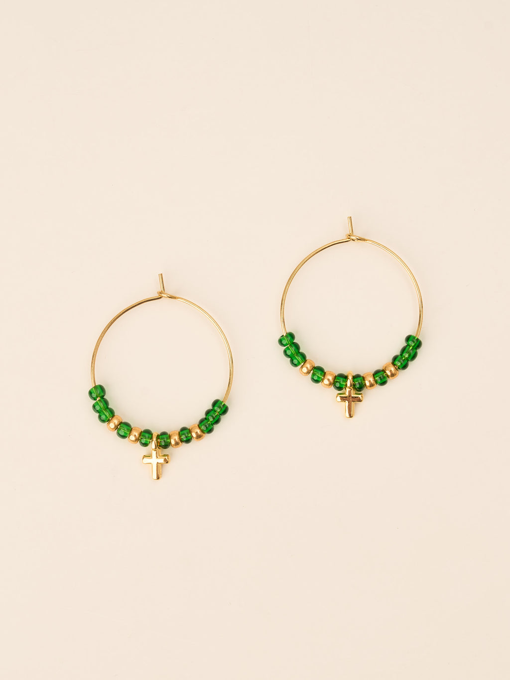 Boucles Célesta – Vert olive