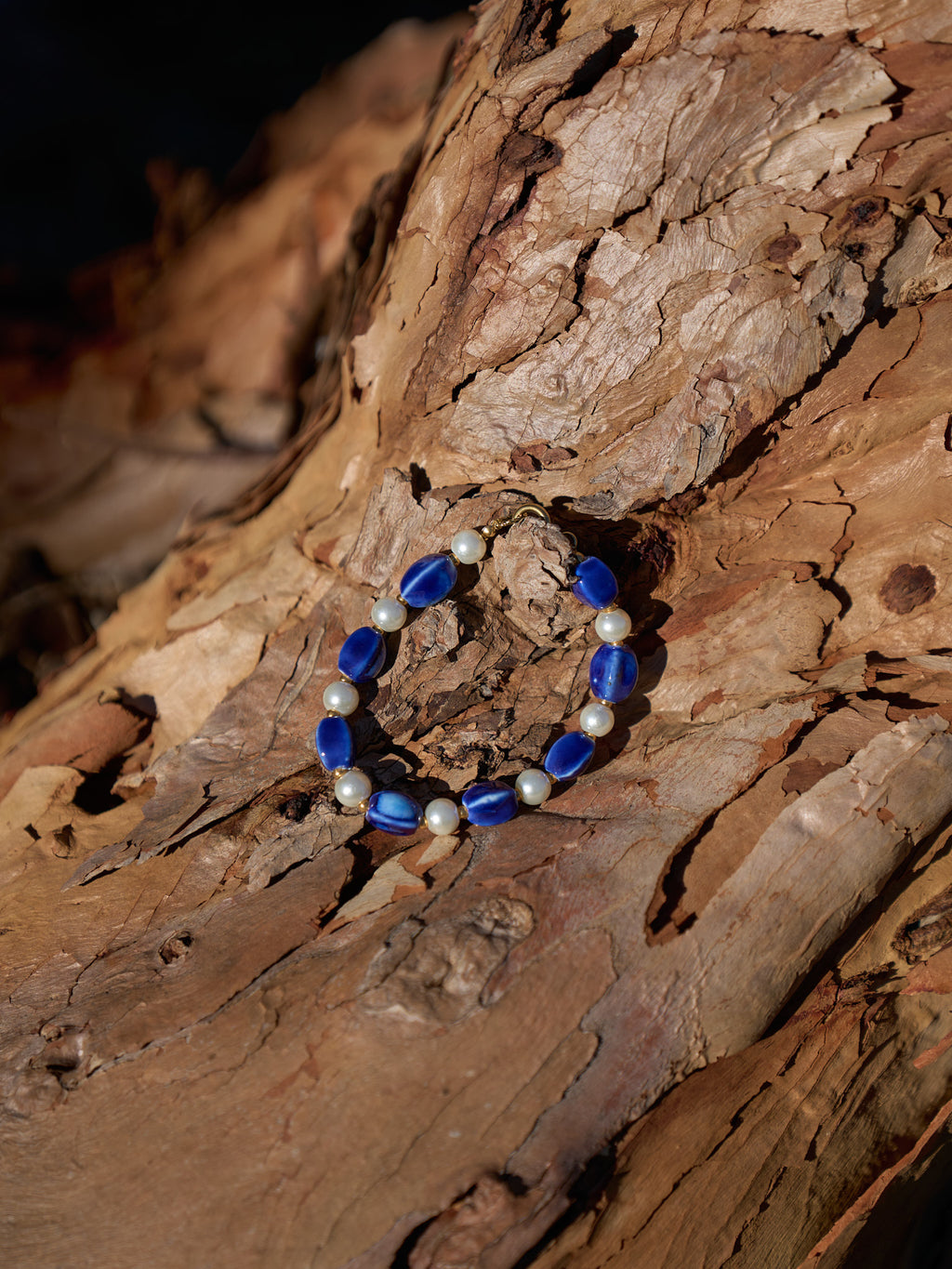 Bracelet Azuria – Bleu céramique