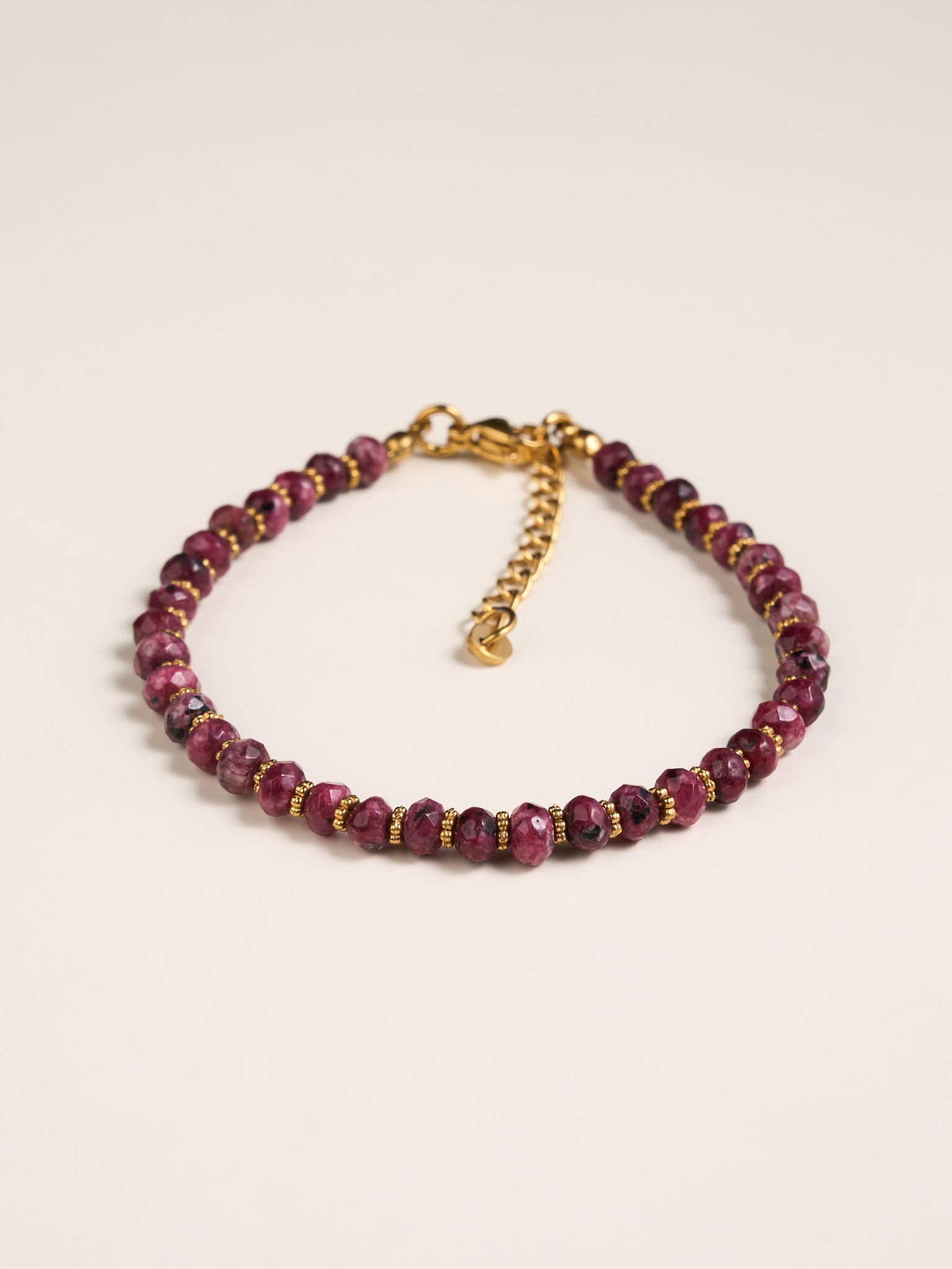 Bracelet Minéral – pierres facettées