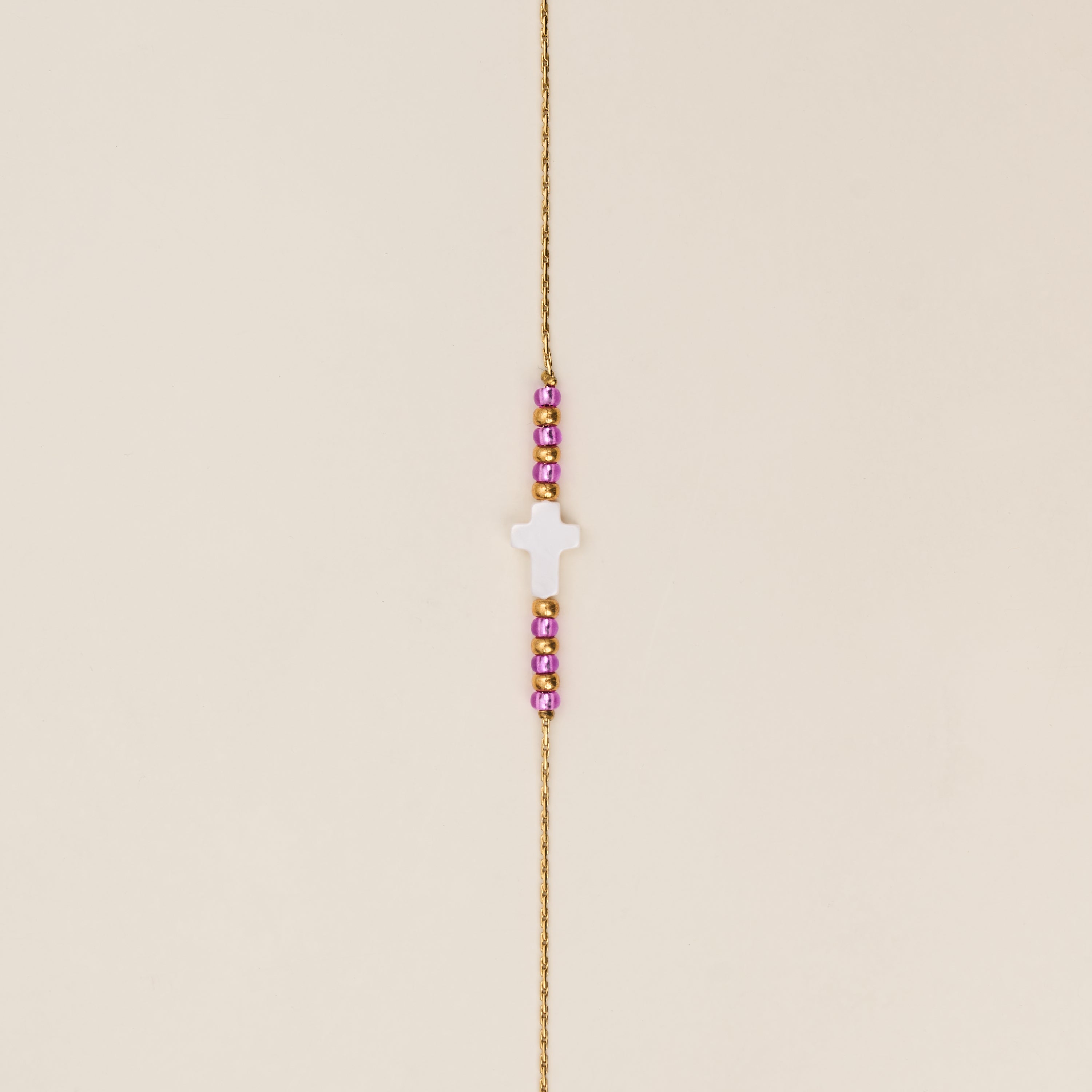 Bracelet Croce violet