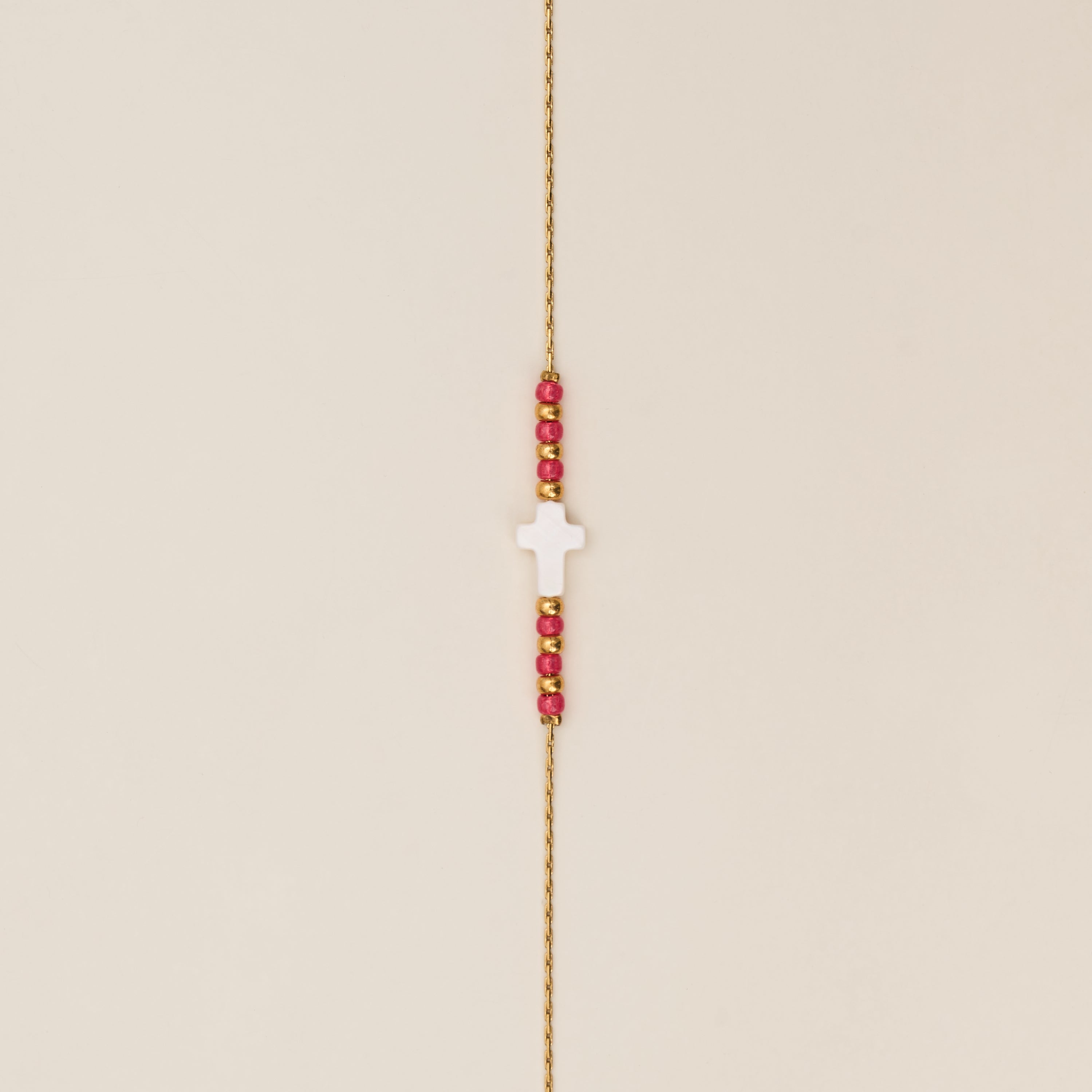 Bracelet Croce Framboise