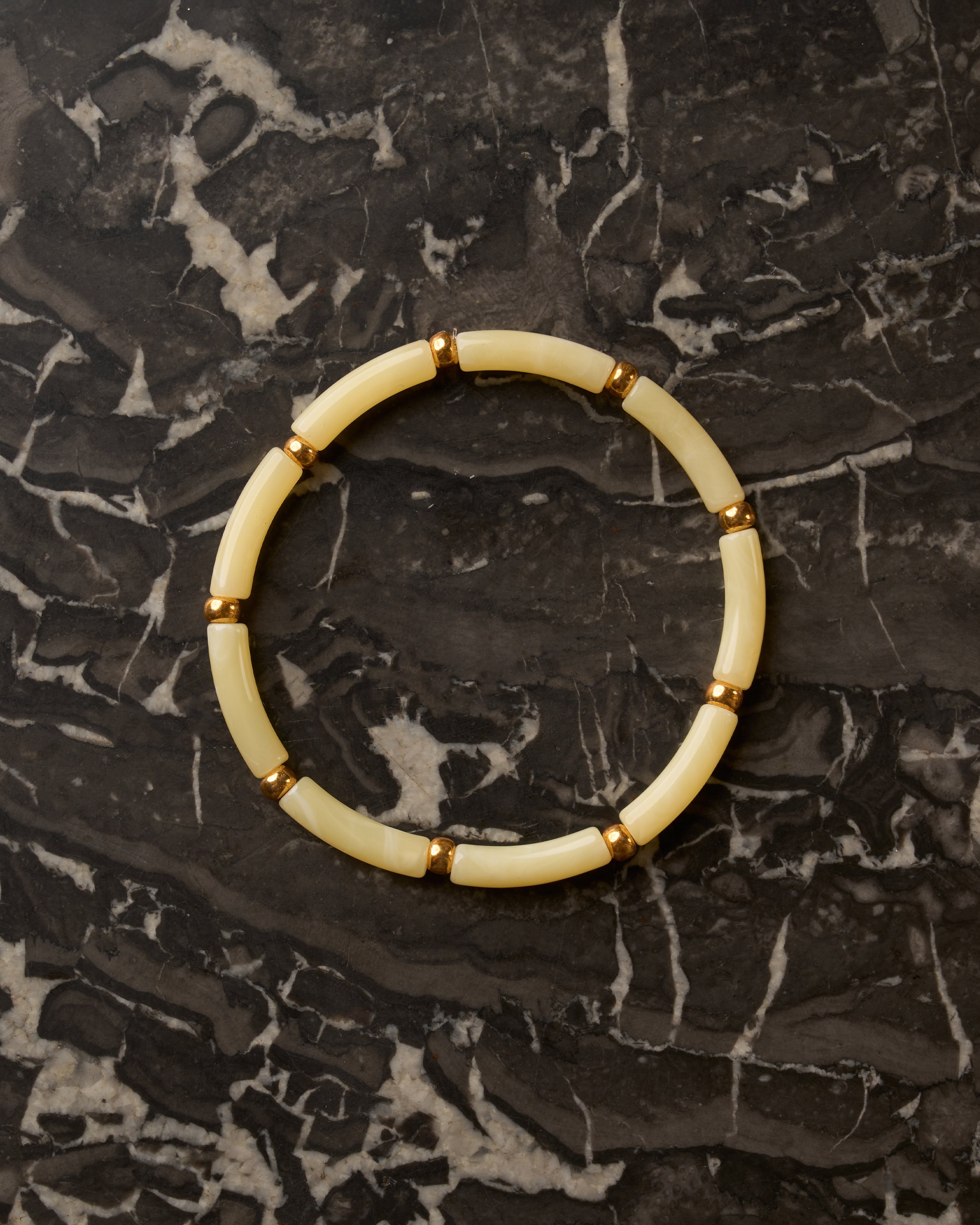 Bracelet Aello – Vanille marbrée