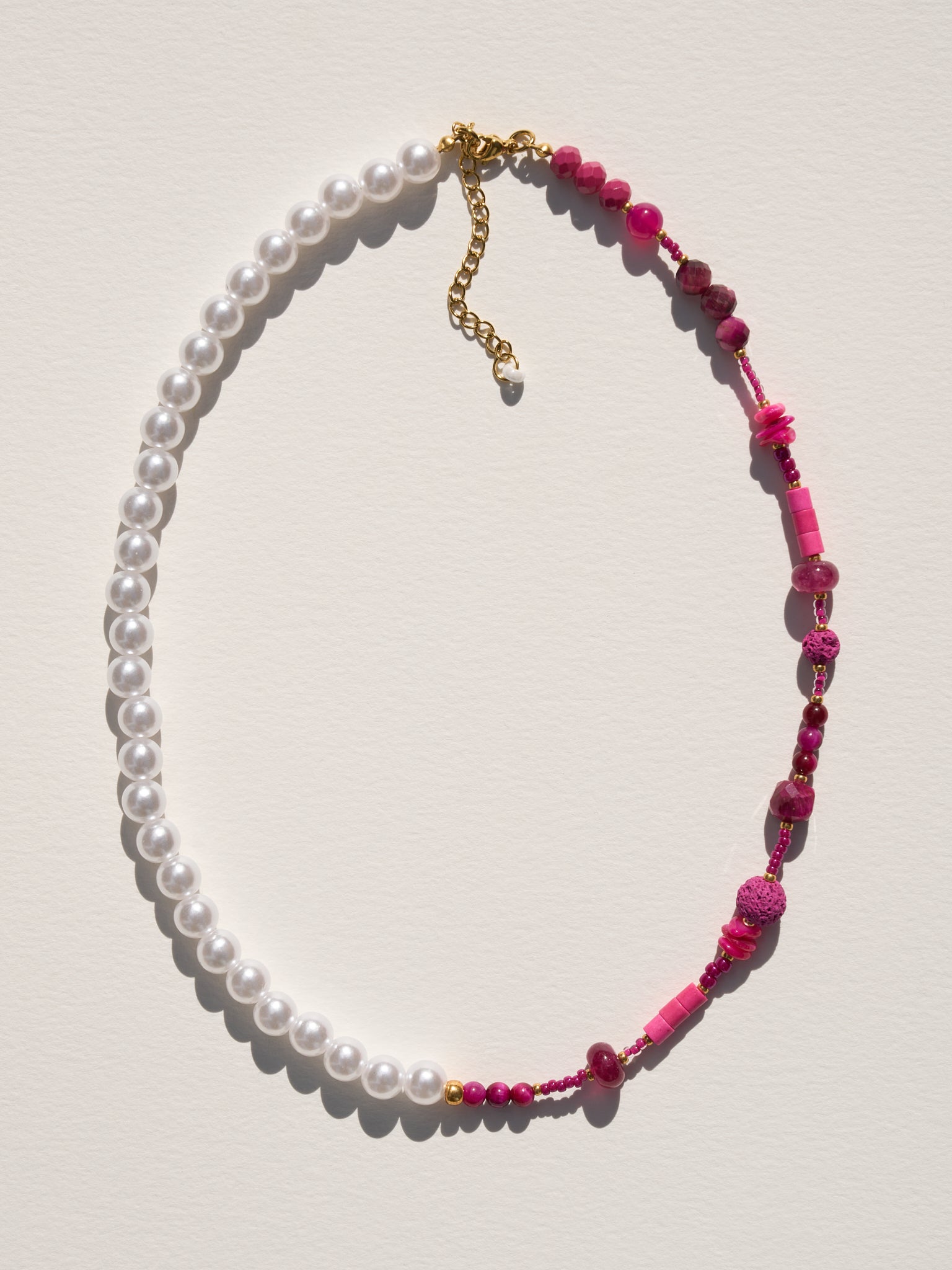 Collier Elya - rose