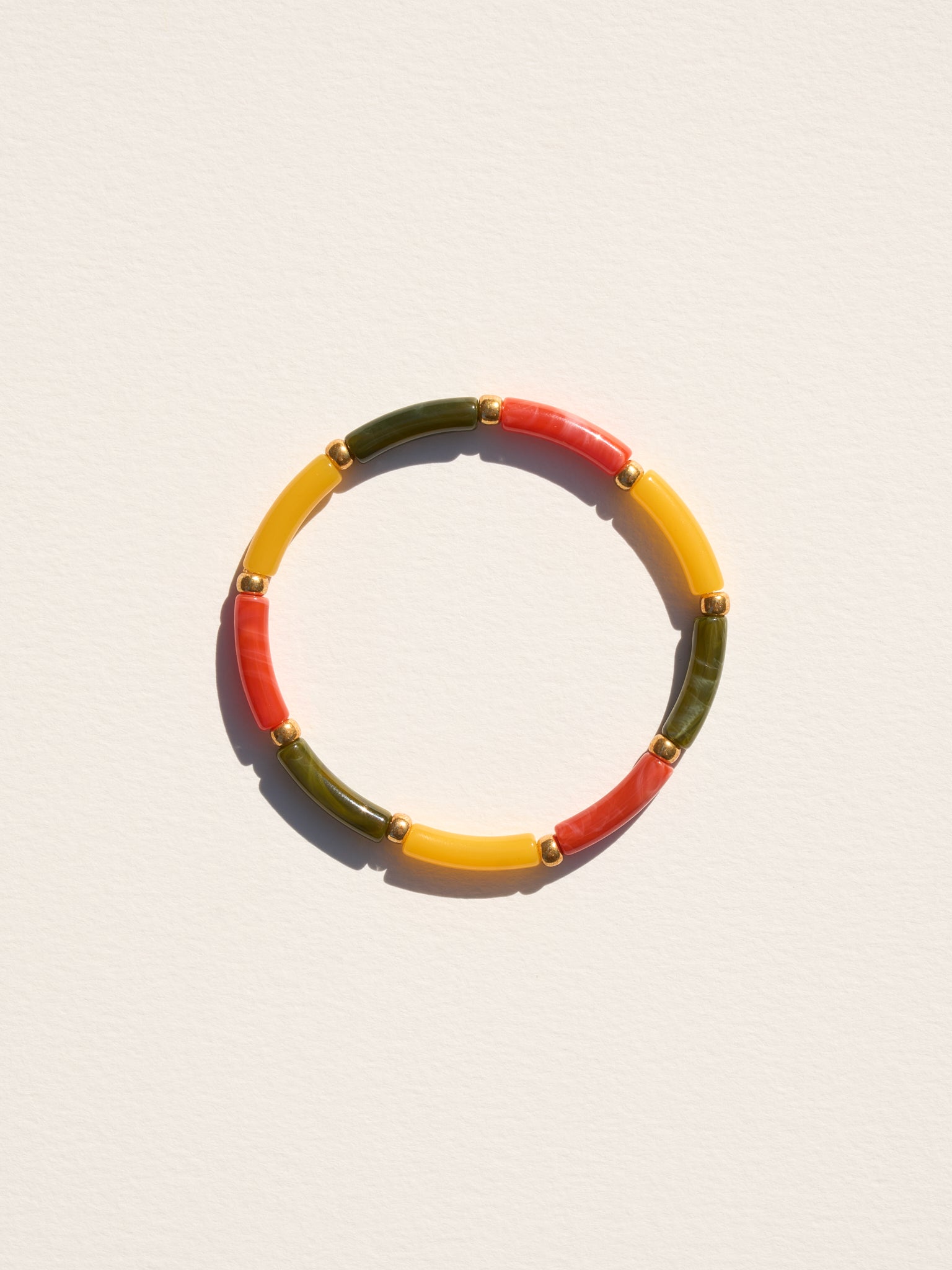 Bracelet AELLO - Olive, Orange & Jaune