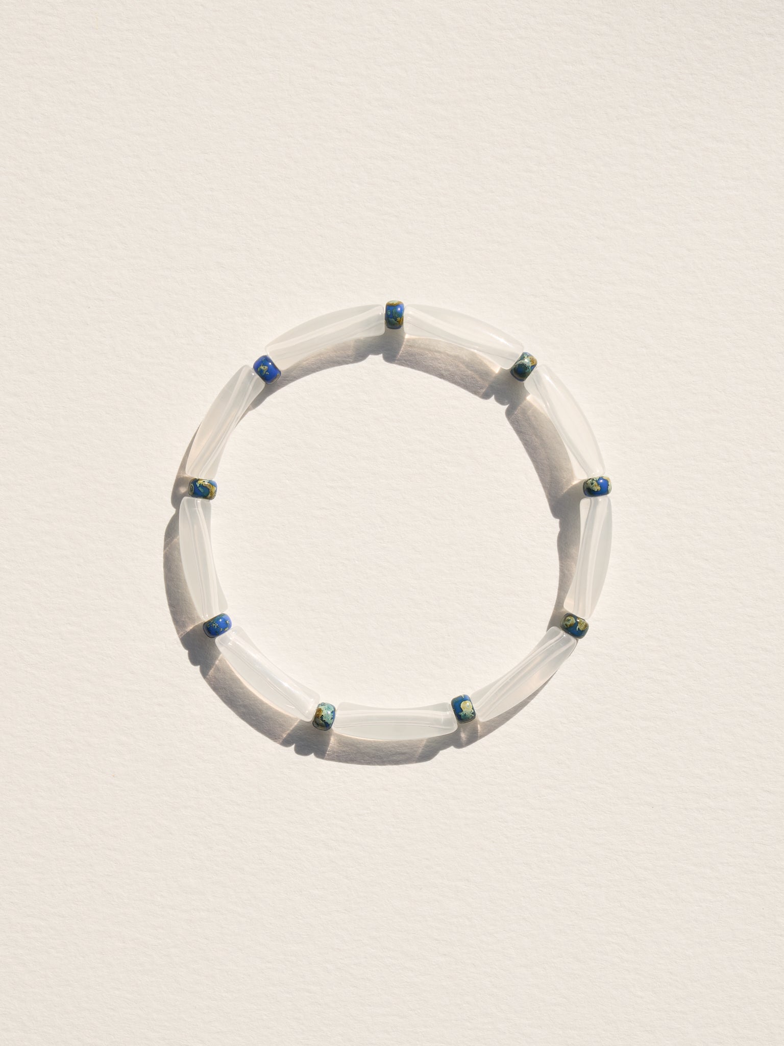 Bracelet AELLO - Translucide & Bleu Marine