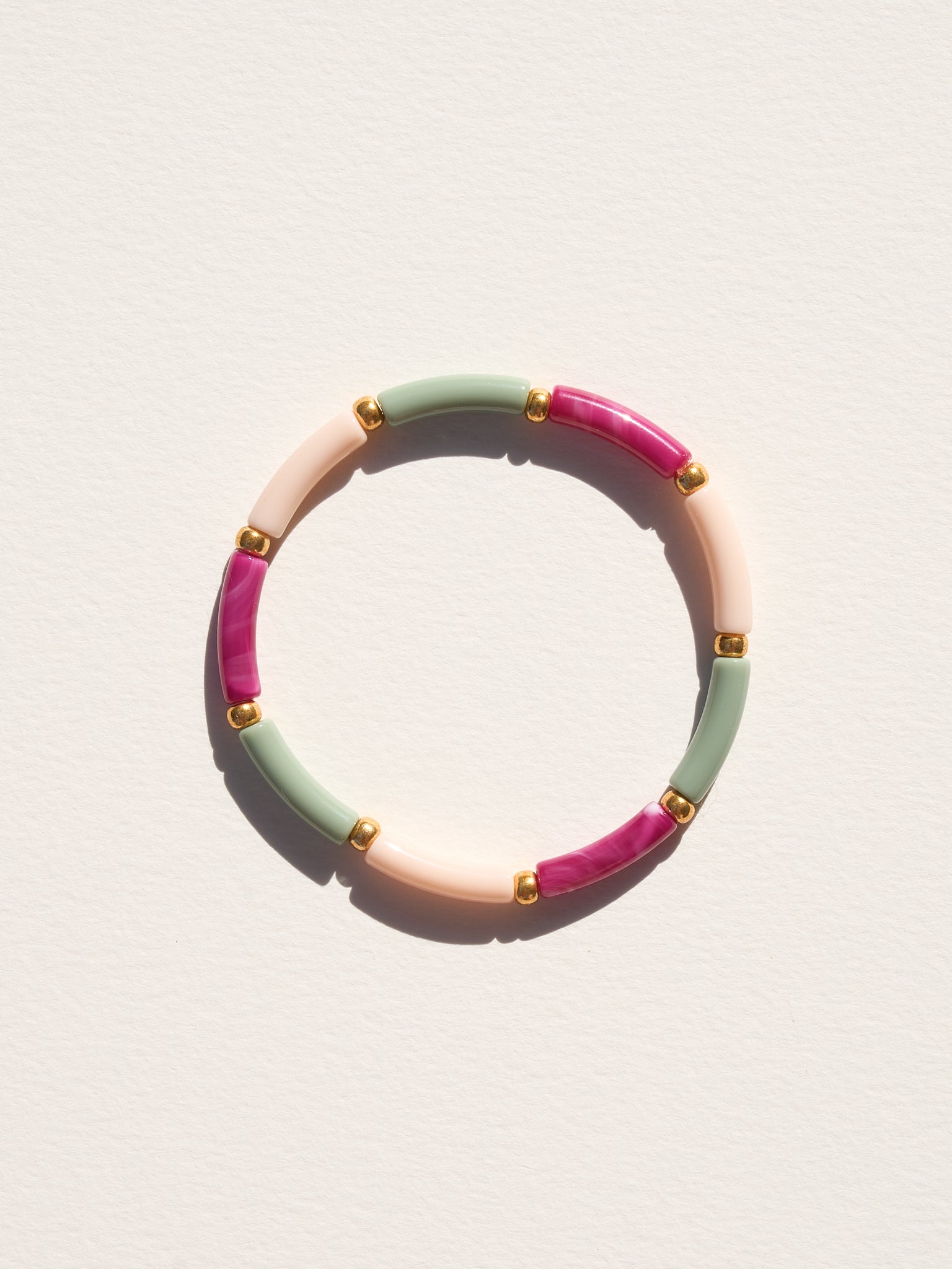 Bracelet AELLO - Amande, Framboise & Blush