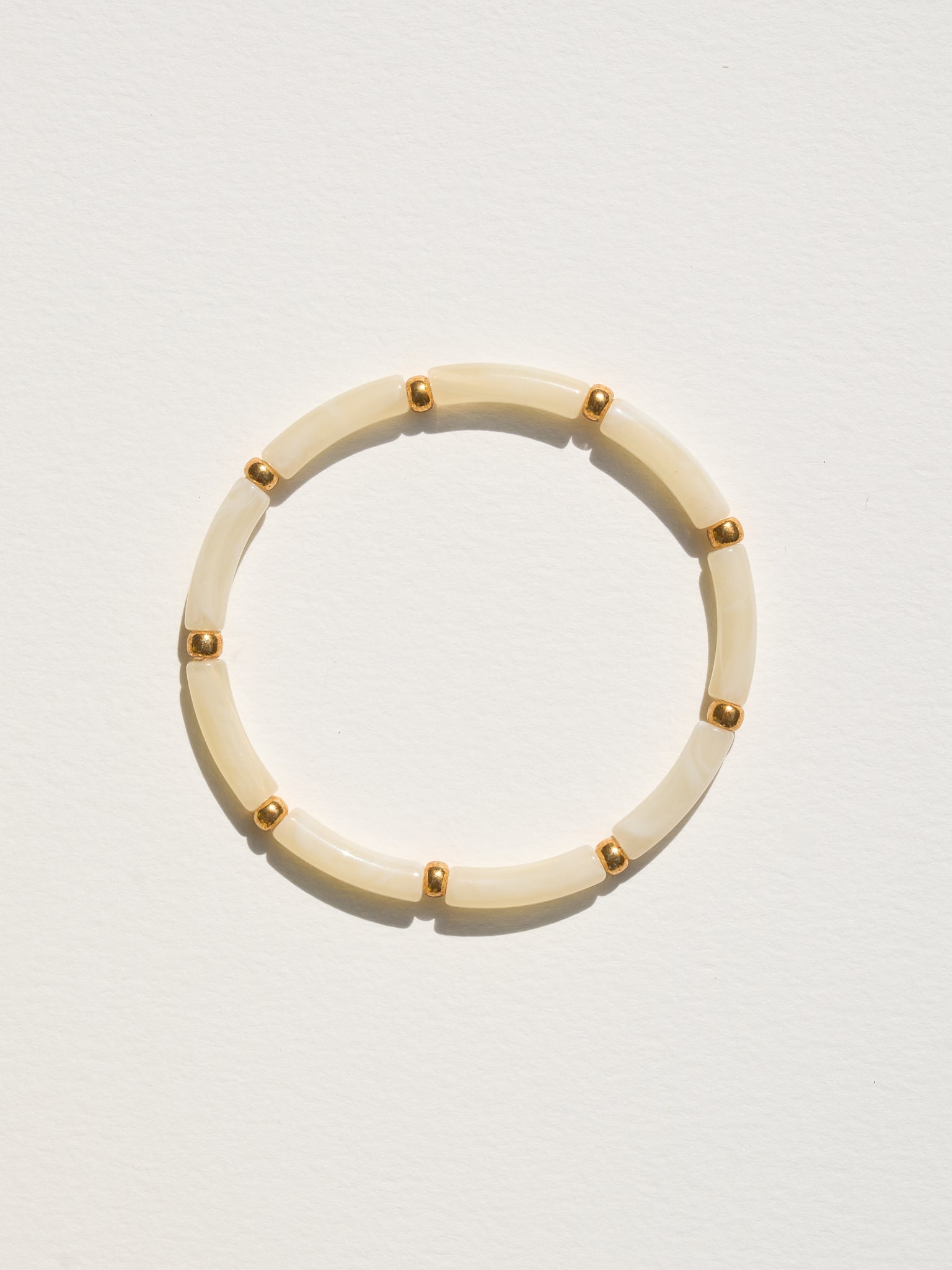 Bracelet Aello – Ivoire marbré