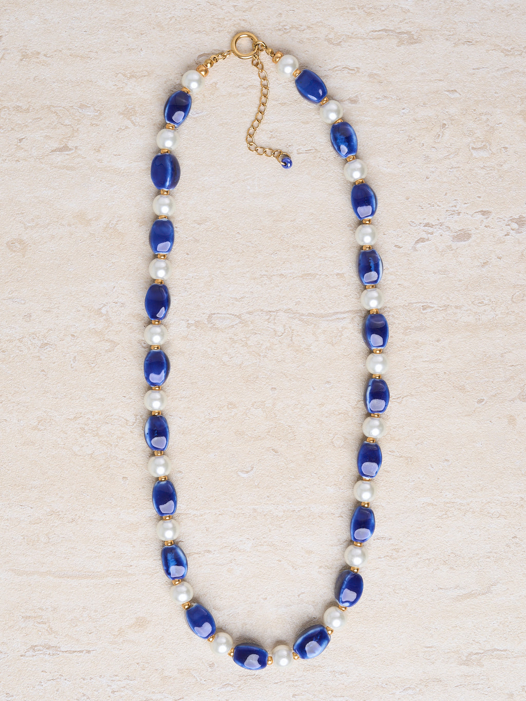 Collier Azuria – Bleu céramique