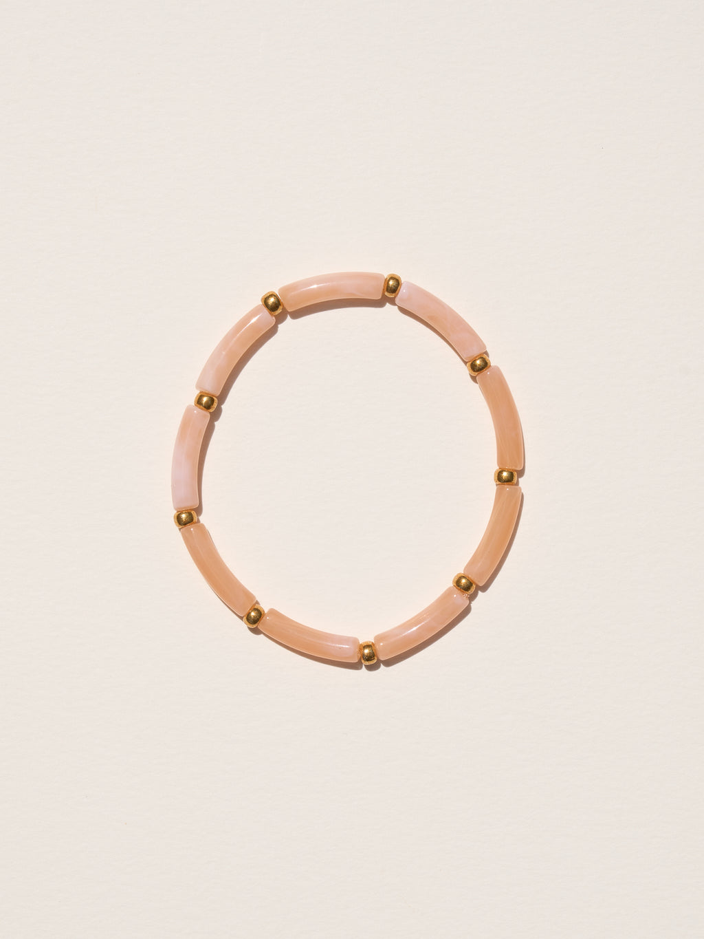 Bracelet Aello – Rose pêche marbré